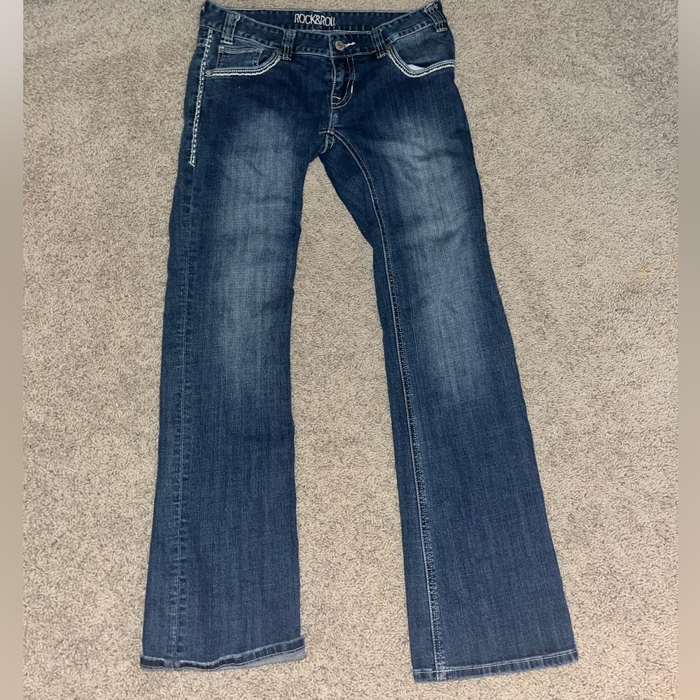 Rock and roll cowgirl denim